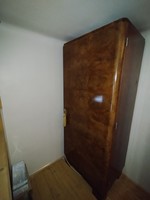 Egy ajtós Art Deco / Bauhaus  ruhásszekrény, szekrény akár egy forintért!