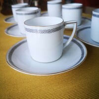 Altrohlau CM-R antik cseh porcelán kávés, mokkás készlet