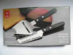 Solingen Dreizack sajtszeletelő és sajtvágó kés készlet 2 db-os