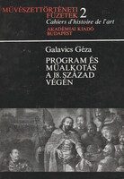 Galavics géza: program and artwork at the end of the 18th century