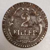 1940. 2 Pennies with beaded flange (823)