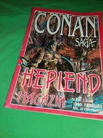 1990. II. évfolyam 1. szám HEPIEND magazin képregény CONAN, MEGTORLÓ képek szerint