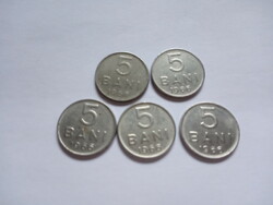 Romania 5 bani 1966 ! 5 pieces