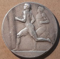 Futás sportérem 1914 . 37 mm  16,5 gramm . Ag Ezüst . F2026