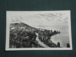 Képeslap, Balaton, Tihany látkép részlet