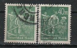 Deutsches reich 0818 mi 244 a, b 5.50 euros