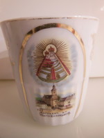 Mug - 2.5 dl - old - beautiful handle - porcelain - German - flawless
