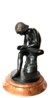 Spinario – tövises fiú - antik bronz szobor