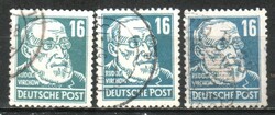 Soviet zone 0052 (state issue) 218 a,b,d, 43.00 EUR