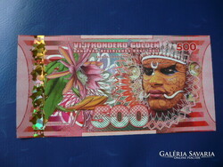Dutch East Indies 500 gulden 2016 ship bird flower! Ouch! Rare fantasy paper money!