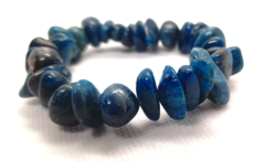 Mineral - apatite - bracelet of 11-14 mm beads