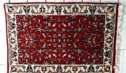 Ushak from Turkey, small hand-knotted thick wool running mat