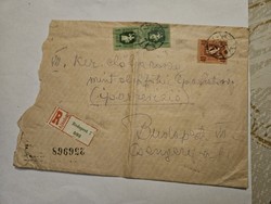 1946-os Ajánlott levél Budapest