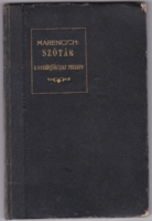 Otto Marencich: dictionary for the catering industry - book from 1936