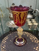 Murano glass goblet