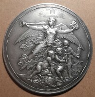 IPAREGYESÜLET  plakett  . 57mm 59,6g . Ag Ezüst . F2026