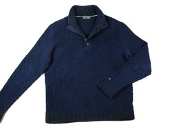 Original tommy hilfiger (xl / 2xl) elegant long sleeve men's sweater