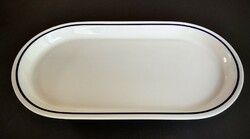 Alföldi blue-striped canteen offering oval bowl tray