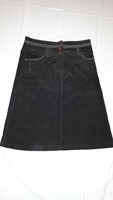 L'aura jeans brown stretch skirt (40's)