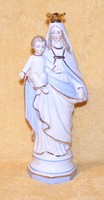 Mária és kis jézus porcelán dísztárgy