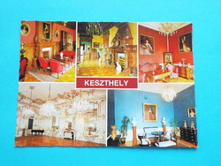 Postcard (12) - Keszthely - castle mosaic 1980s