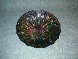 Rainbow glass 3-legged offering diameter 20 cm (a3)