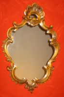 Beautiful old carved Viennese baroque mirror