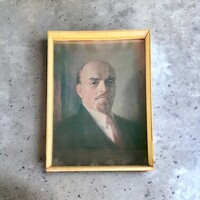 Retro school portrait of Lenin, a fond memory
