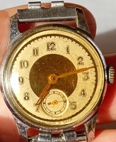 Old soviet pobeda wristwatch with cccp marking