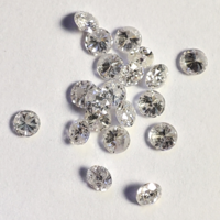Természetes gyémánt - 0,01 ct, 1,3 mm, G-H, SI, briliáns csiszolású, nem kezelt