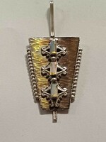 Old silver jewelry pendant