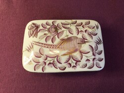 Herendi porcelain Zova patterned bonbonier box