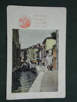 Képeslap, Postcard, Olaszország, Velence,Venezia Fondamenta.e ponte di Donna Onesta, látkép részlet