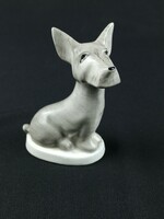 Drasche porcelán figura - skót terrier