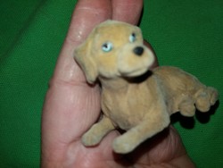 Retro high-quality micro-velvet coated reclining dog toy figure 10 cm as shown in the pictures