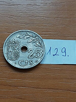 Spain 25 cm 1937 copper-nickel, ii. Republic 129.