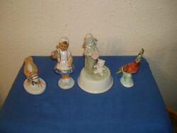 Cute ceramic porcelain package-in nice condition-mixed sizes 4 pcs
