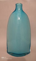 Unique iwata style design glass vase with double layer glass delicate color
