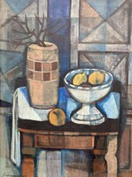Ágnes Garabuczy - still life with lemons