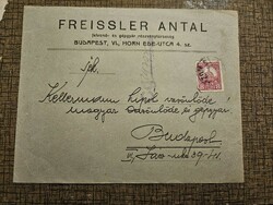 1928 headed letter, Budapest