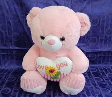 Brand new 35 cm pink teddy bear