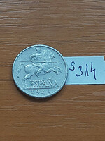 Spain 10 cm 1941 alu. Francisco franco s314