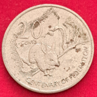 2001. Australia, 20 cents (669)