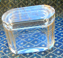 Art-deco sheet-polished jewelry box
