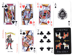 24. Francia kártya 52 + 2 joker Nemzetközi kártyakép Kína 2010 körül,új,nem használt