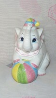 Porcelain elephant flower stand, decorative object