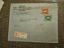 1946-os Ajánlott Fejléces levél Budapest