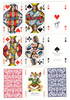 8. French card double deck 104 + 6 jokers Viennese card image piatnik 1991 new