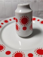 Alföldi porcelain retro centrum varia sunburst salt shaker