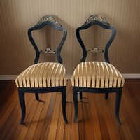 Antique chairs in pairs